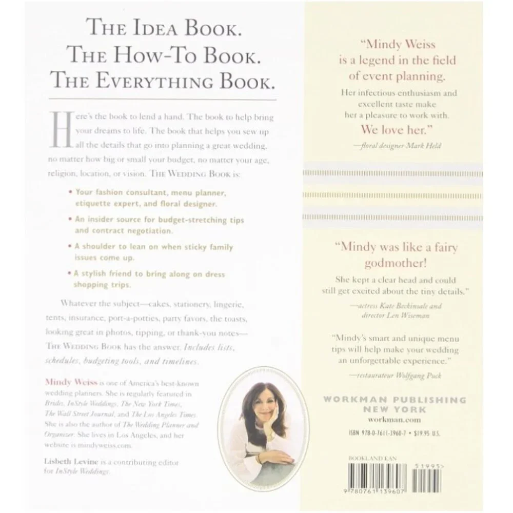 The Wedding Book: The Big Book for Your Big Day by Mindy Weiss & Lisbeth Levine